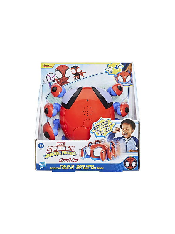 Spidey Amazing Friends Trace-E Bot Robot Araña  2