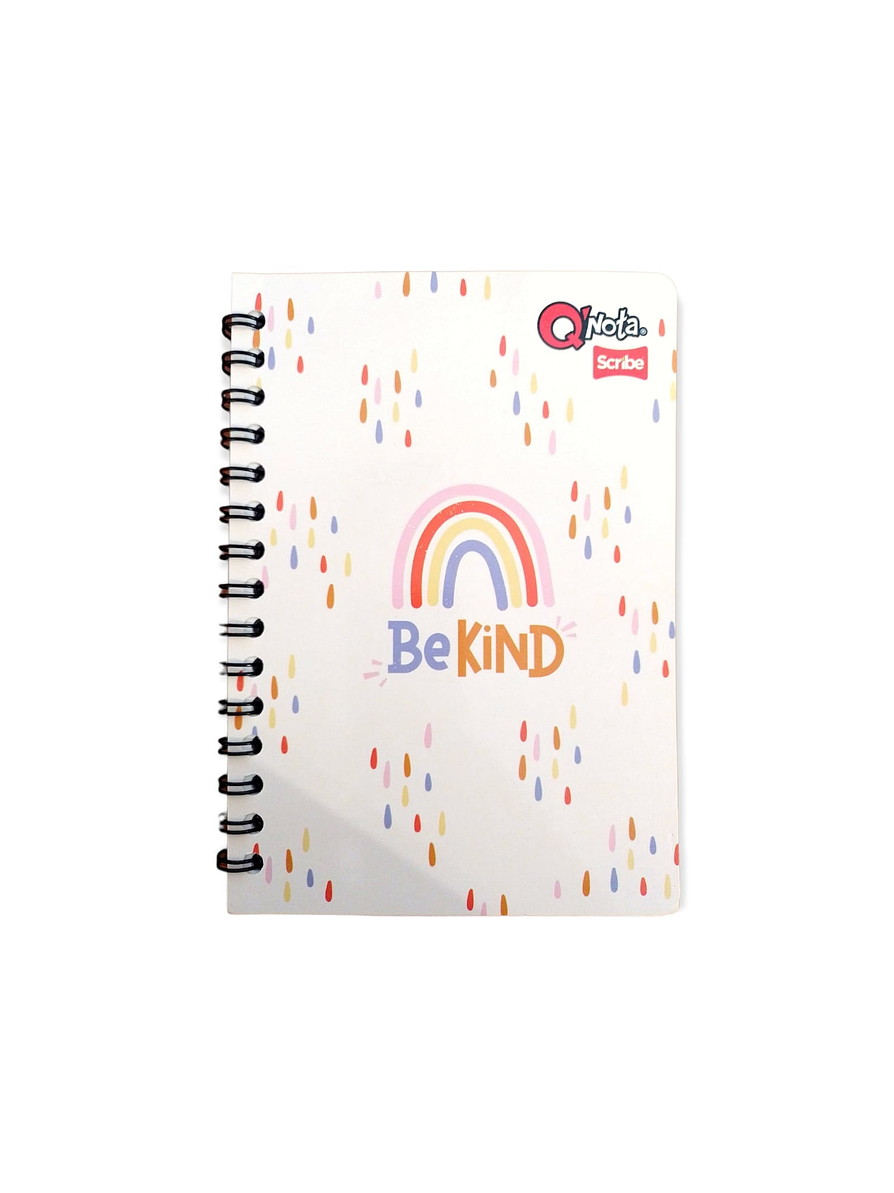 Cuaderno Argollado Qnota Femenino 100 Hojas Cuadros 6