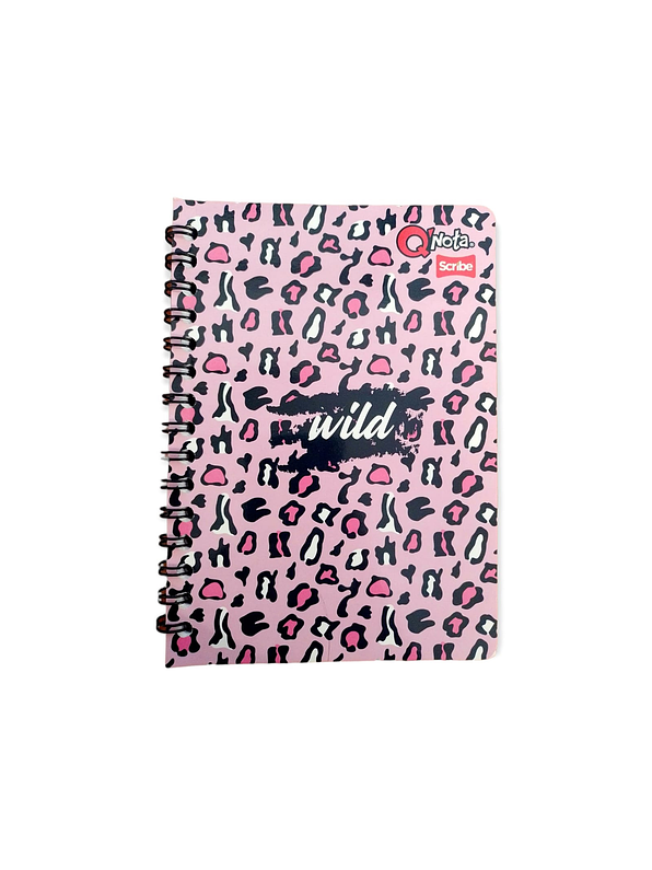 Cuaderno Argollado Qnota Femenino 100 Hojas Cuadros 5
