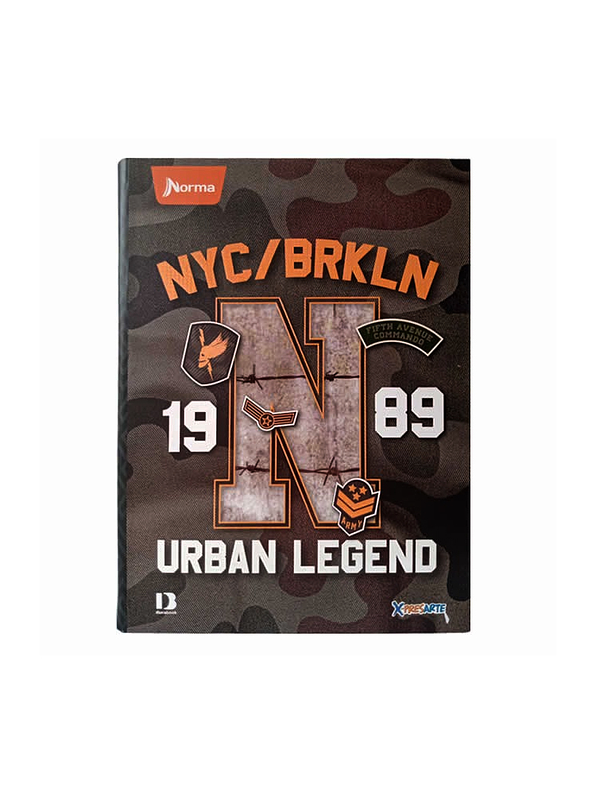 Cuaderno Cosido Pasta Dura X-Presarte 90 Hojas Cuadros Masculino 4