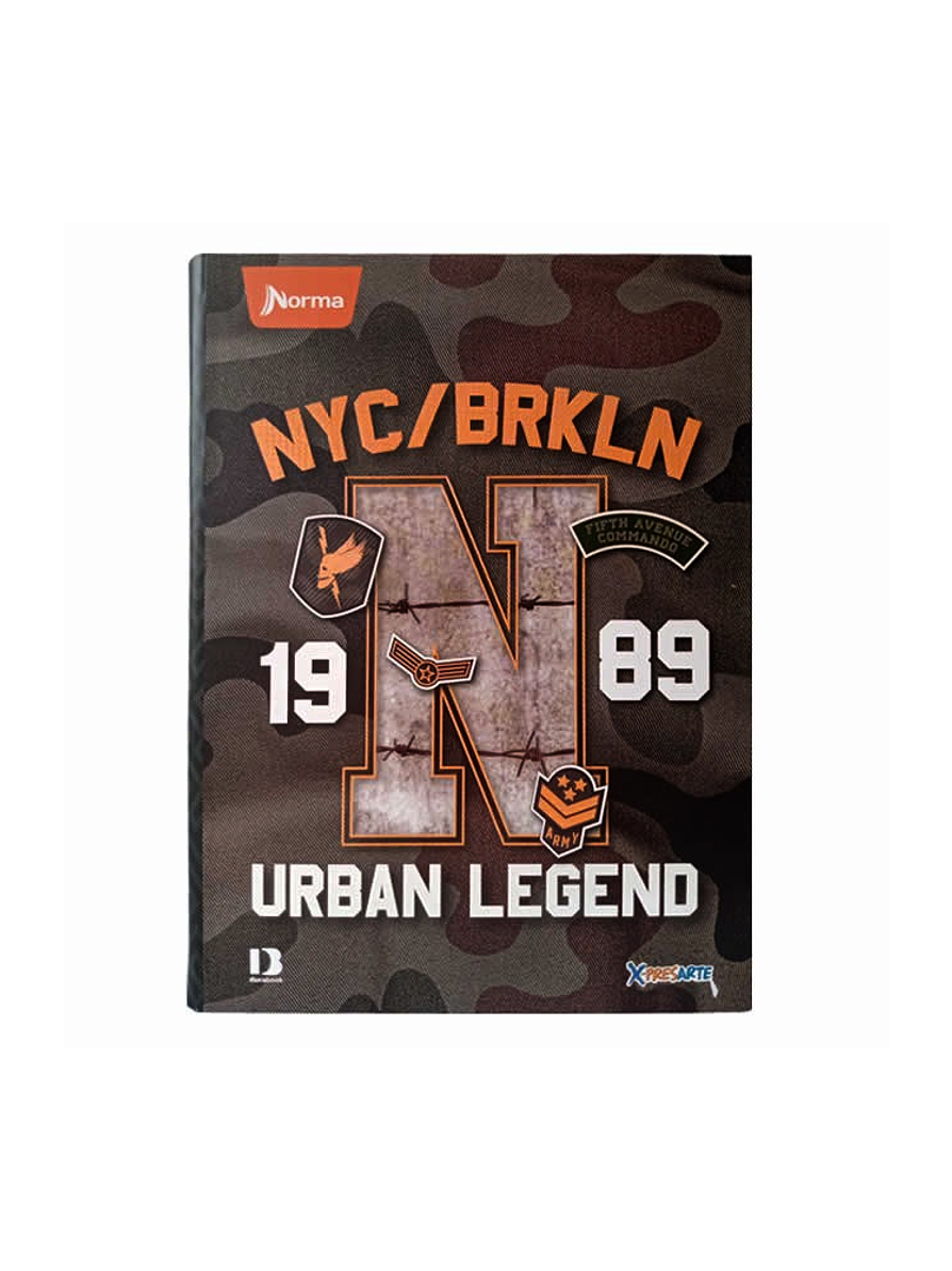 Cuaderno Cosido Pasta Dura X-Presarte 90 Hojas Cuadros Masculino 4