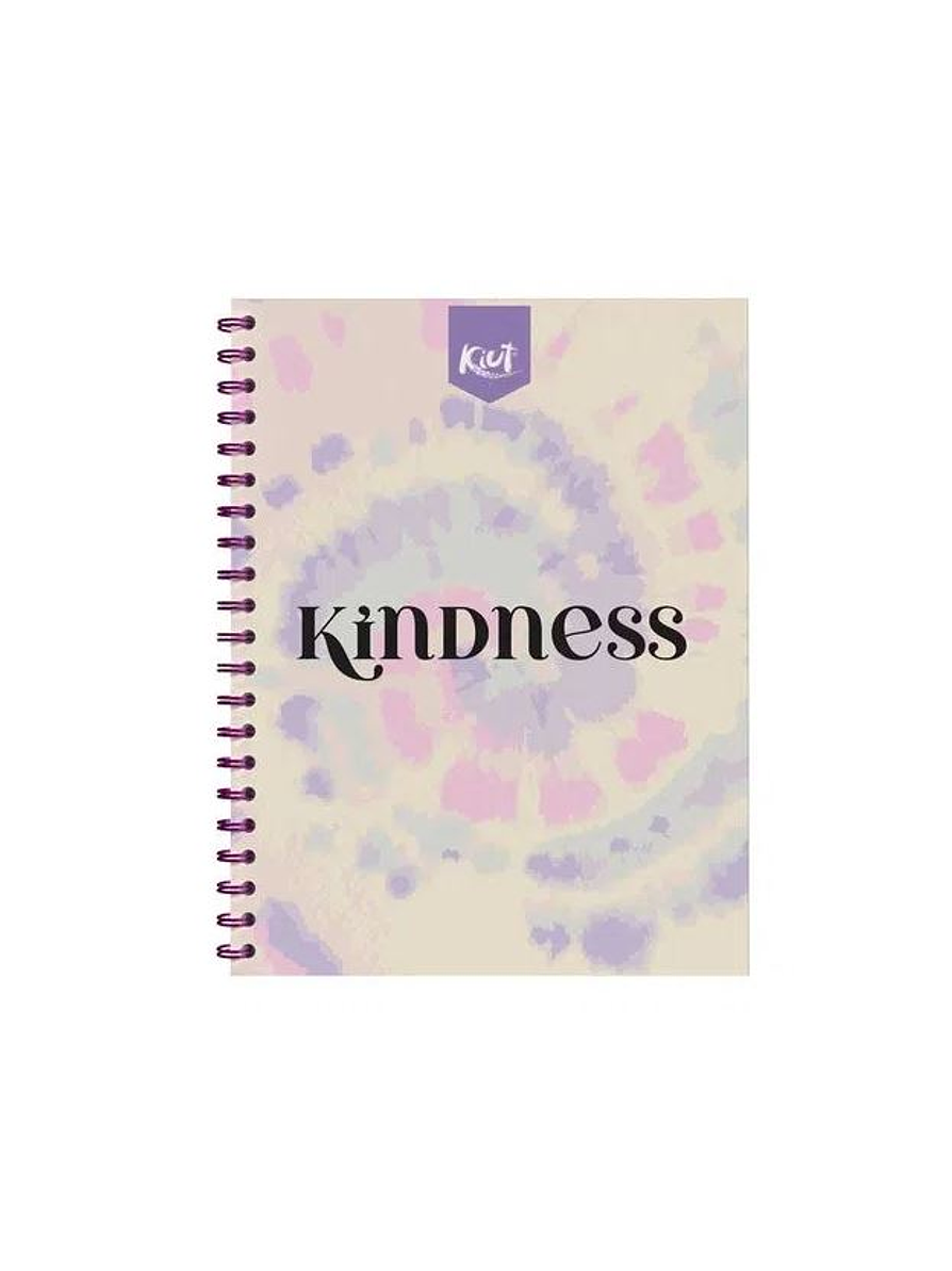 Cuaderno Argollado Pasta Dura Kiut 80 Hojas Cuadros 11