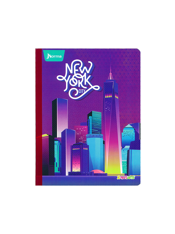 Cuaderno Cosido Norma X-Presarte 50 Hojas Cuadros 2
