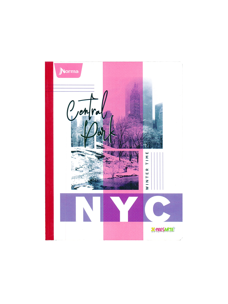 Cuaderno Cosido Norma X-Presarte 50 Hojas Cuadros 3
