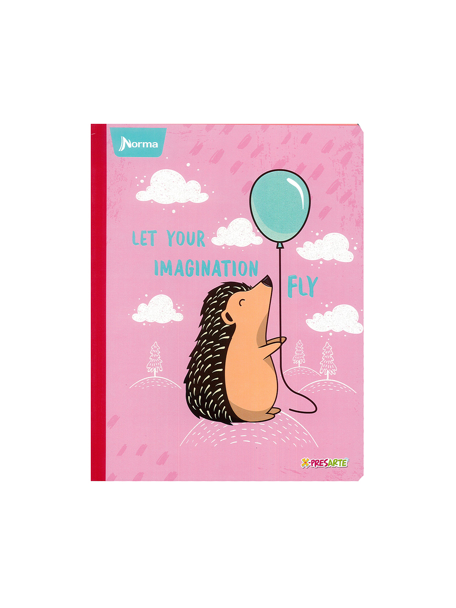 Cuaderno Cosido Norma X-Presarte 50 Hojas Cuadros 4