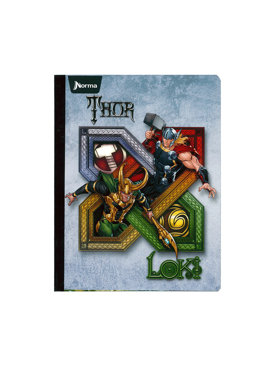 Cuaderno Cosido Norma The Avengers 50 Hojas Cuadros  10
