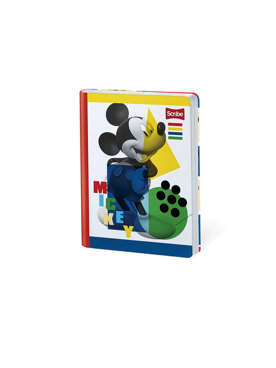 Cuaderno Cosido Mickey 50 Hojas Cuadros  2