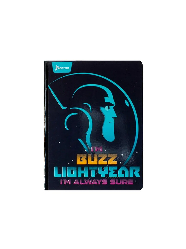 Cuaderno Cosido Norma Buzz Lightyear 50 Hojas Cuadros  3
