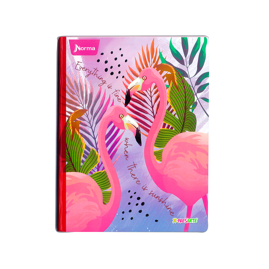 Cuaderno Cosido X-Presarte 100 Hojas Lineas Femenino  7