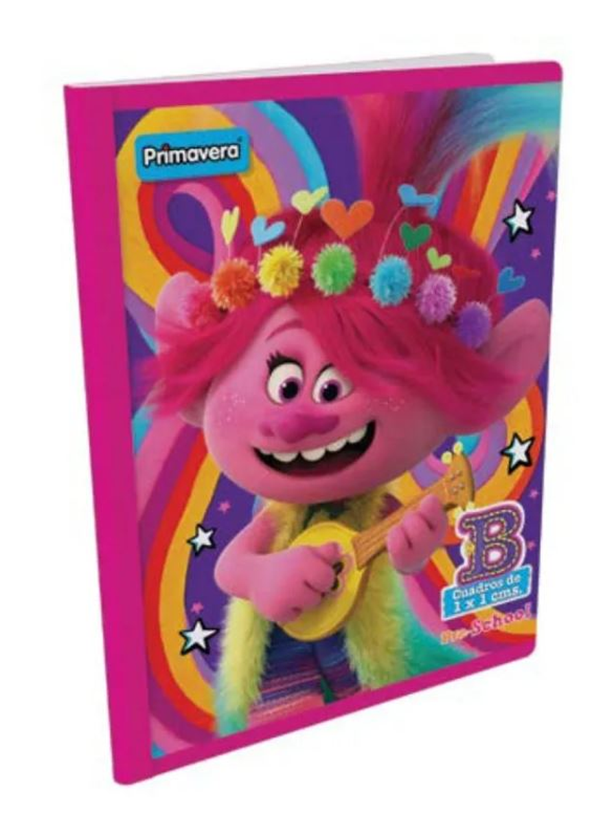 Cuaderno Cosido Primavera 100 Hojas Cuadritos B Niña 11