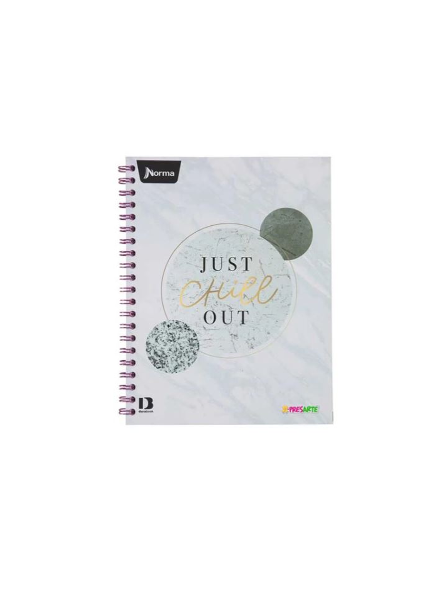 Cuaderno Argollado Pasta Dura Xpresarte Femenino 80 Hojas Cuadros 2