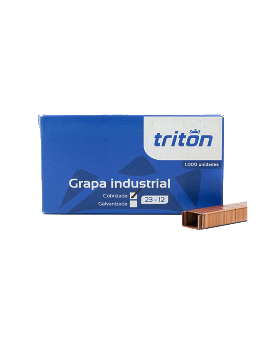Grapa Industrial Tritón 23-12 Cobrizada 1