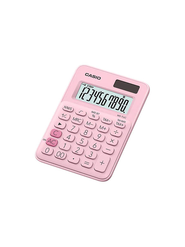Calculadora Casio Hogar 10 Dígitos Rosada 1
