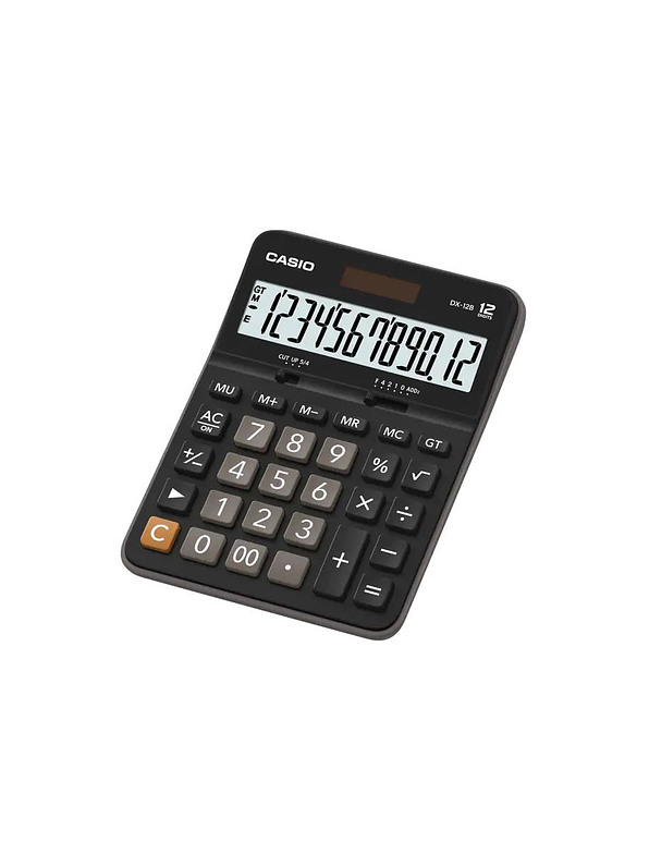 Calculadora Practica Casio 12 Dígitos Negra  1