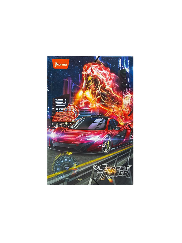 Carpeta Plástica Street Racer  2