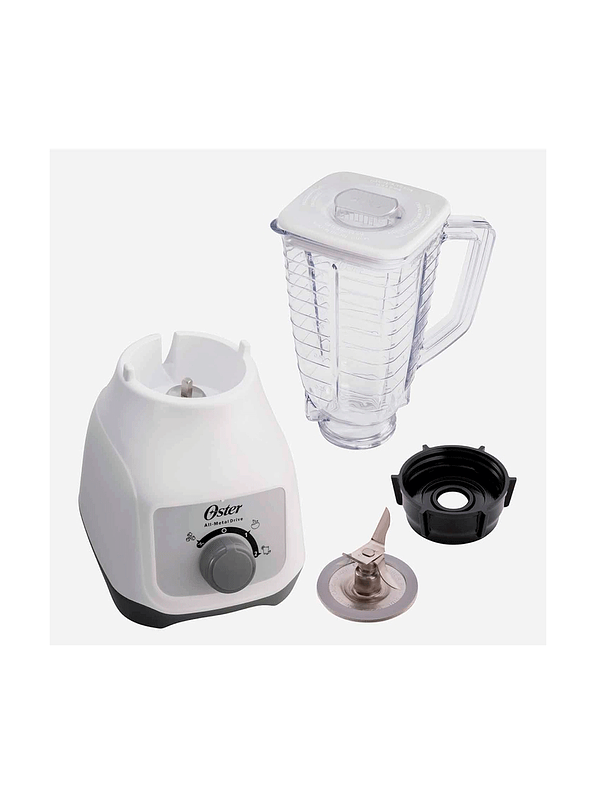 Licuadora Oster Control Perilla Blanco 2