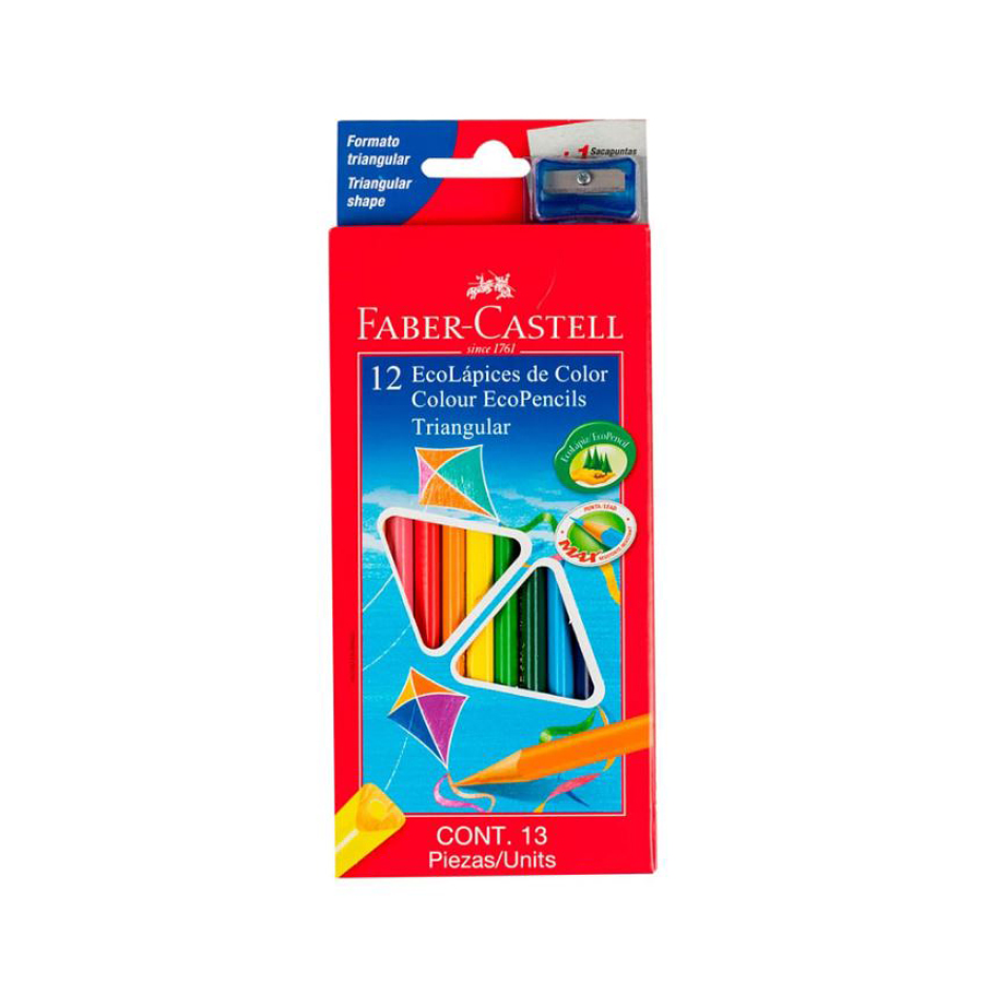 Colores Triangulares Faber-Castell X 12 Unidades 1