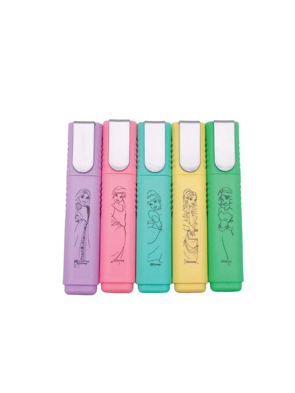 Resaltadores Pastel Princesas X 5 Unidades 2