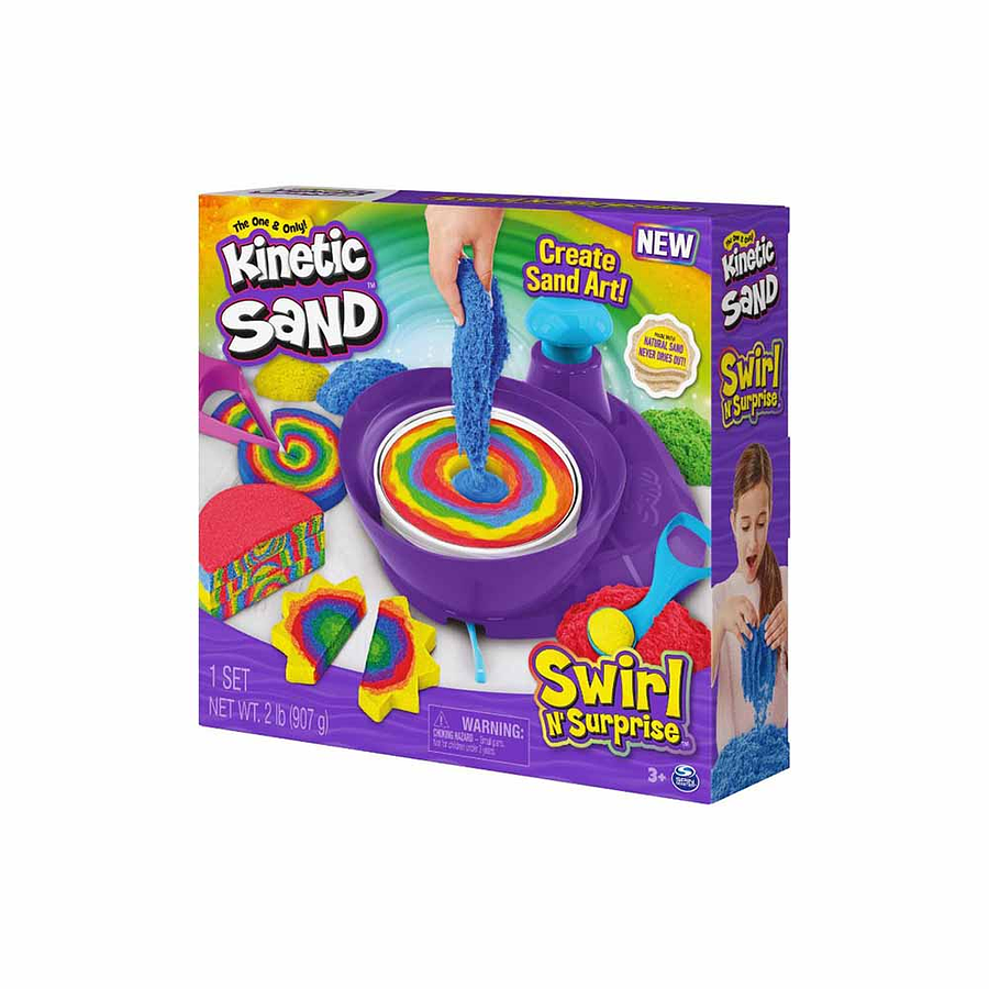 Kinetic Sand Set Creaciones Gira Y Sorprende  3
