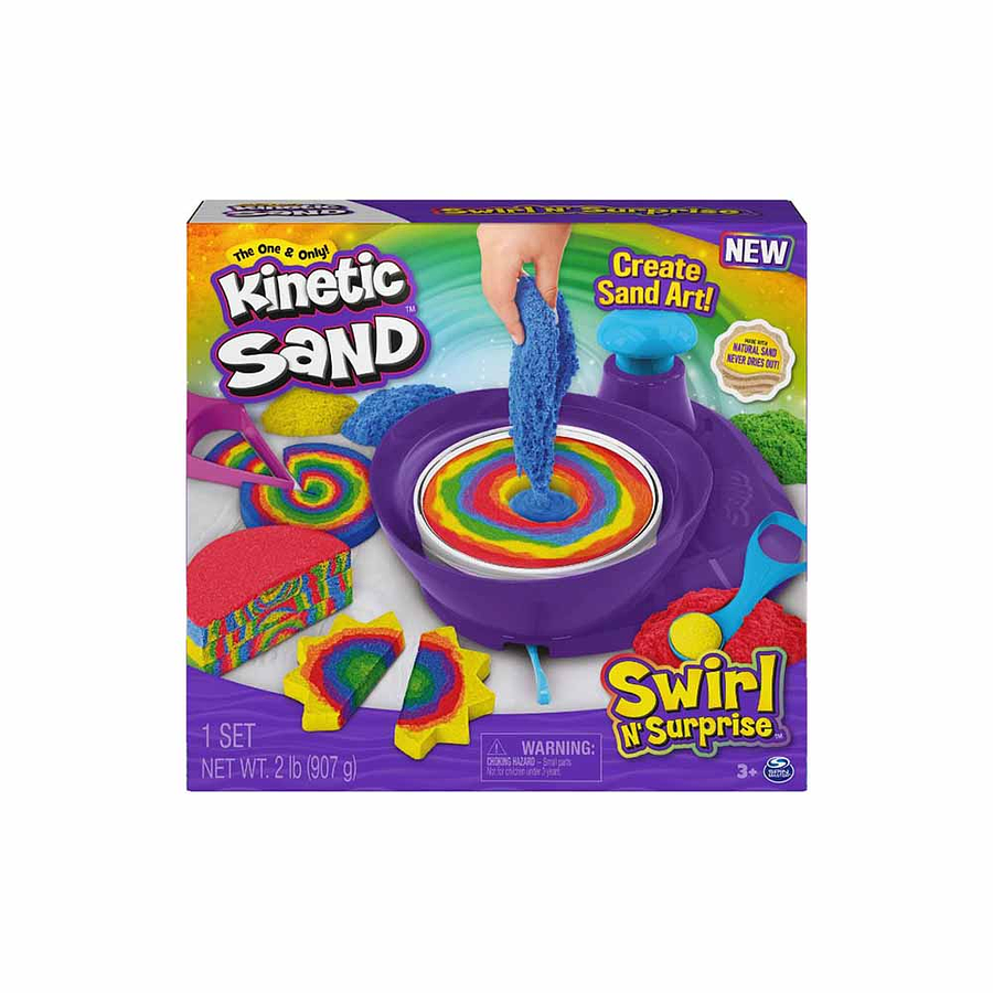 Kinetic Sand Set Creaciones Gira Y Sorprende  1