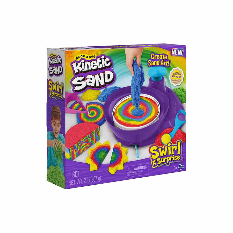 Kinetic Sand Set Creaciones Gira Y Sorprende  4
