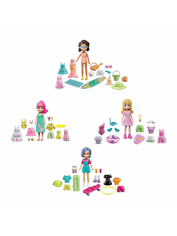 Polly Pocket Super Colección Acuática De Modas 3