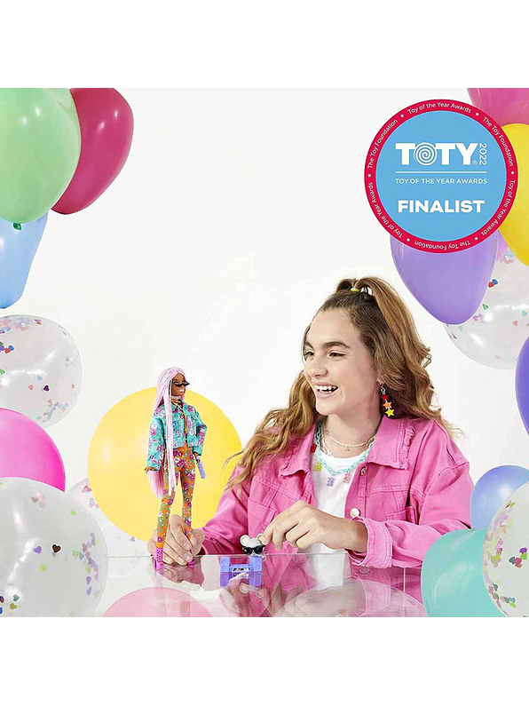 Barbie Extra Cabello Rosa 6