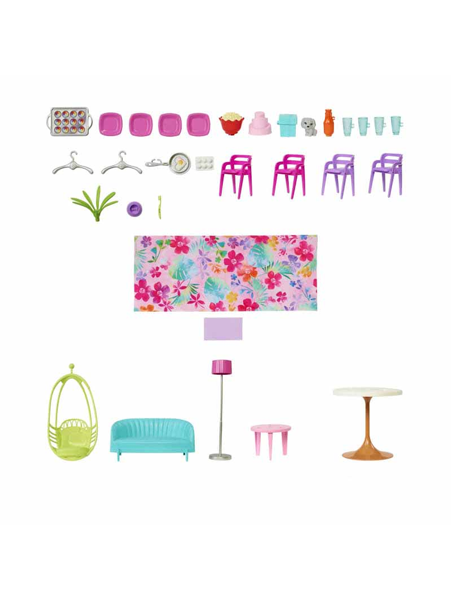 Conjunto De Juego Casa De Vacaciones De Barbie 6