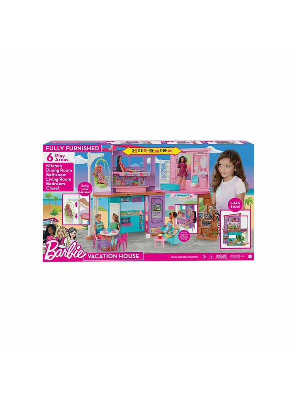 Conjunto De Juego Casa De Vacaciones De Barbie 2