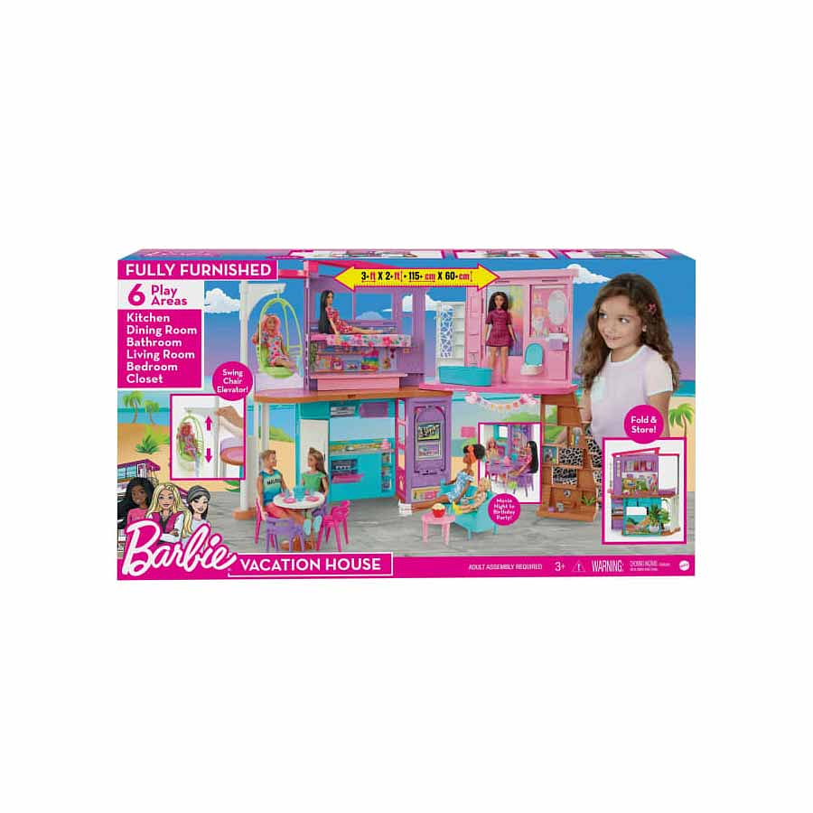 Conjunto De Juego Casa De Vacaciones De Barbie 2