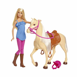 Barbie Caballo Con Muñeca