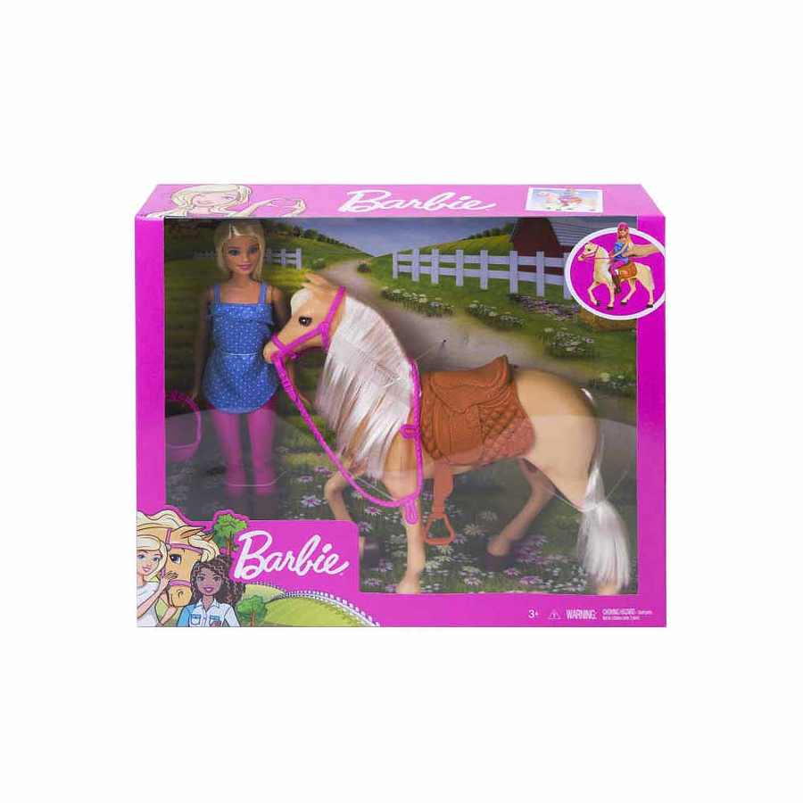Barbie Caballo Con Muñeca 2
