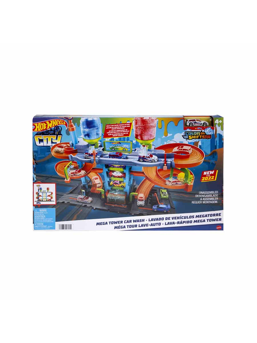 Hot Wheels Mega Torre De Lavado De Coches 3