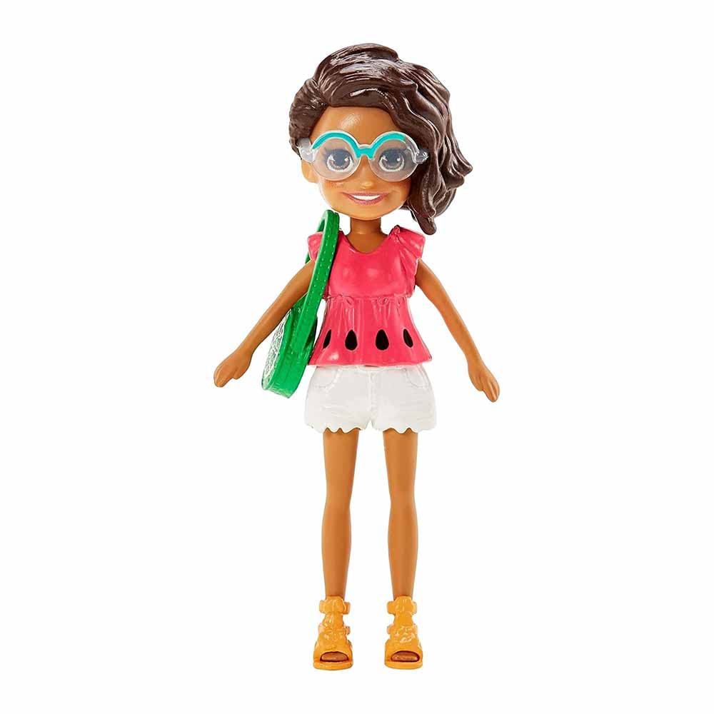  Polly Pocket Juego de juguete de viaje con muñeca de 3