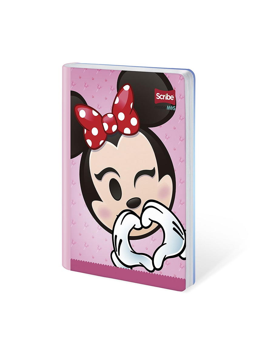Cuaderno Cosido Disney Emoji 100 Hojas Cuadritos 10