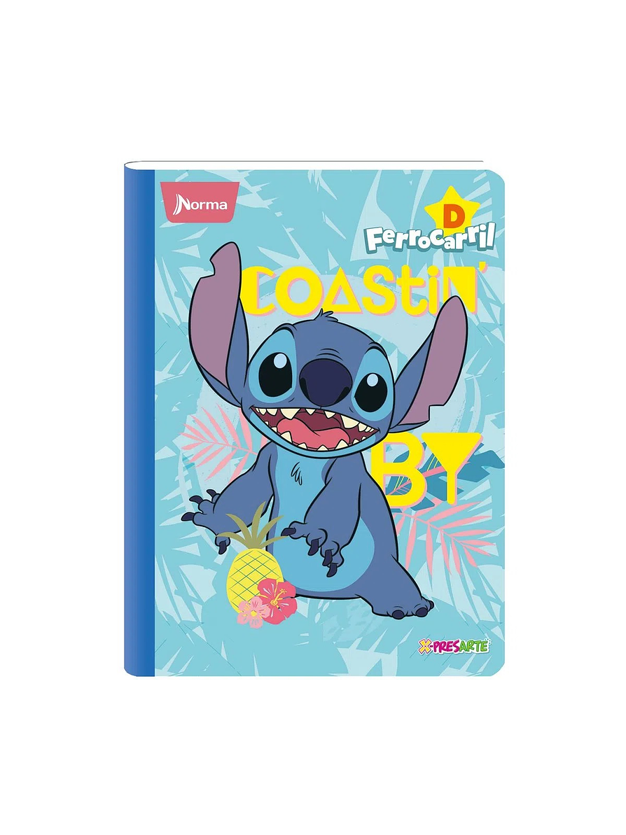 Cuaderno Cosido Norma Bebés Llorones / Stitch / Pony 100 Hojas Cuadritos B 2