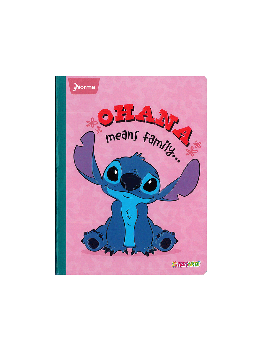 Cuaderno Cosido Norma Bebés Llorones / Stitch / Pony 100 Hojas Cuadritos B 5