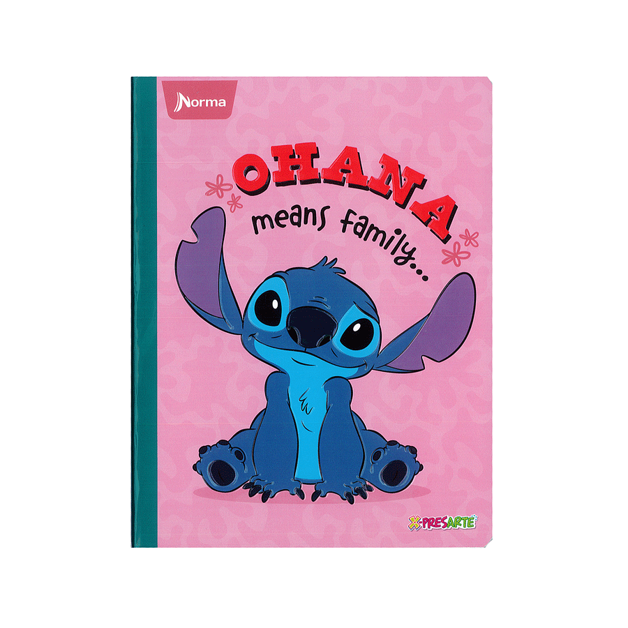 Cuaderno Cosido Norma Bebés Llorones / Stitch / Pony 100 Hojas Cuadritos B 5