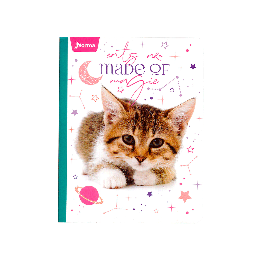 Cuaderno Cosido Norma Cats 100 Hojas Lineas 1