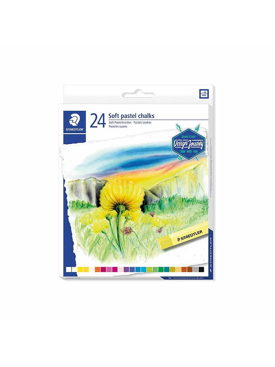 Tiza Karat Pastel Chalk X 24 Unidades 1