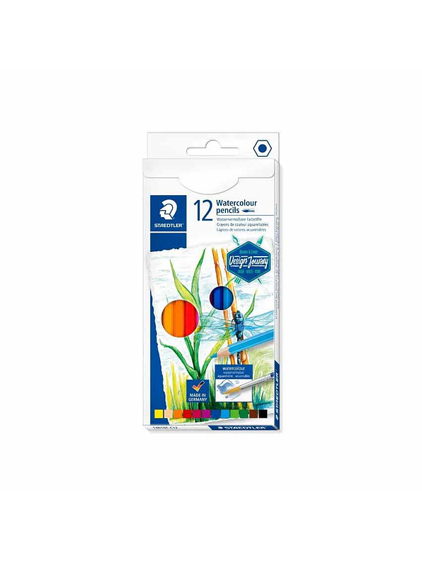 Colores Staedtler Acuarelables Design X 12 Unidades 1