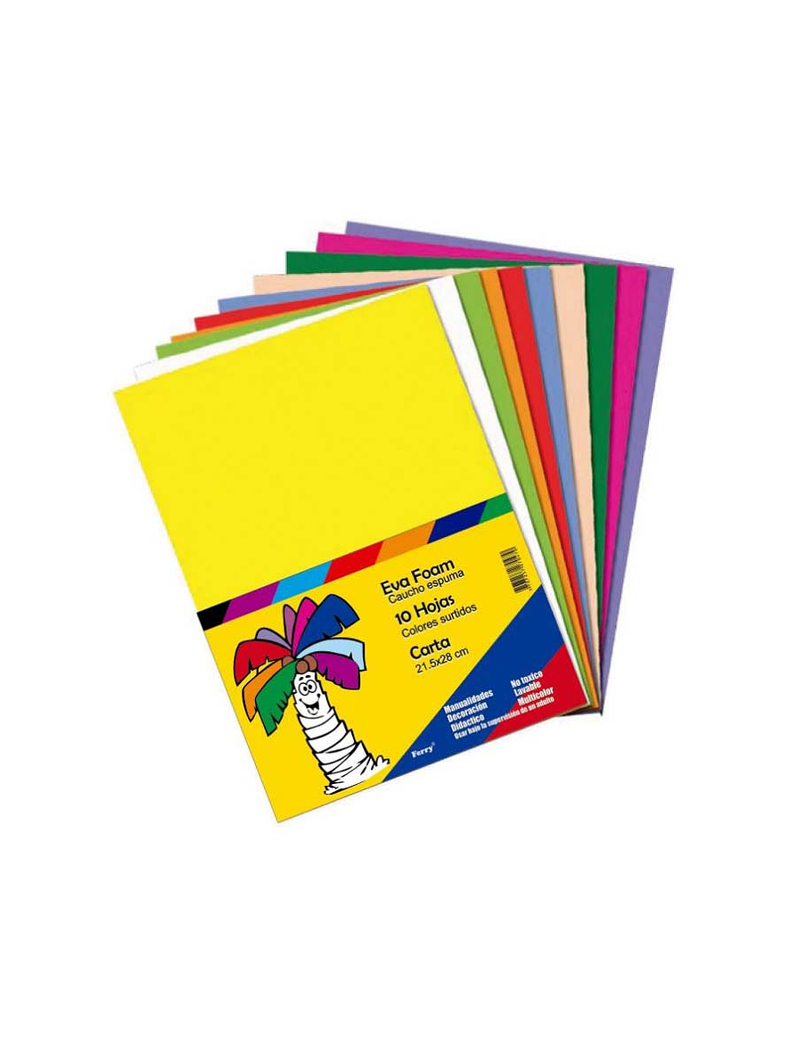 Fomy Carta Ah Royal Paquete Surtido X 10 Unidades 1