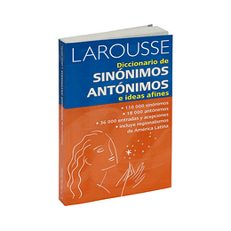 Diccionario Sinónimos Y Antónimos Larousse