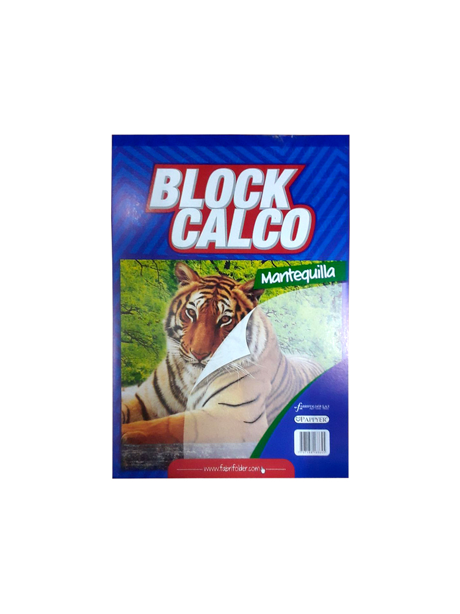 Block Calco Mantequilla Oficio 40 Hojas 1