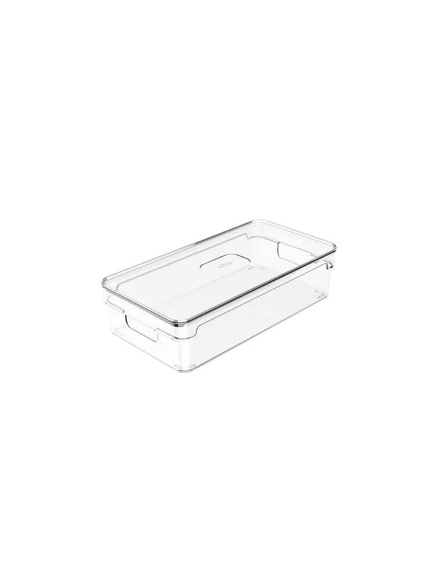 Organizador Clear Con Tapa 30 X 15 X 7 Cm 1