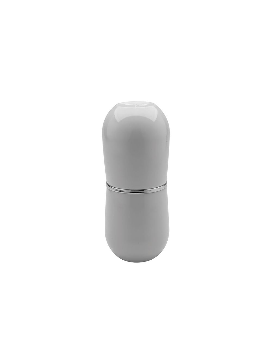 Soporte Cepillo Cromo Belly Con Tapa 1