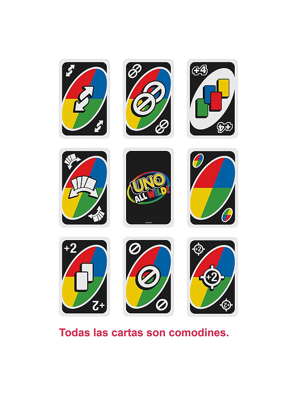 Uno All Wild Juego De Mesa 4