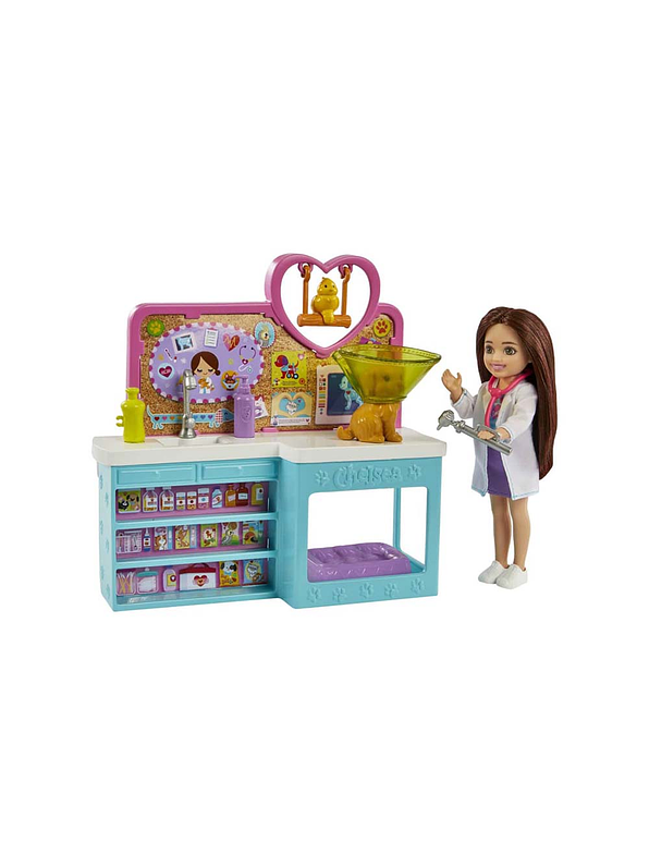 Barbie Muñeca Chelsea Veterinaria  4