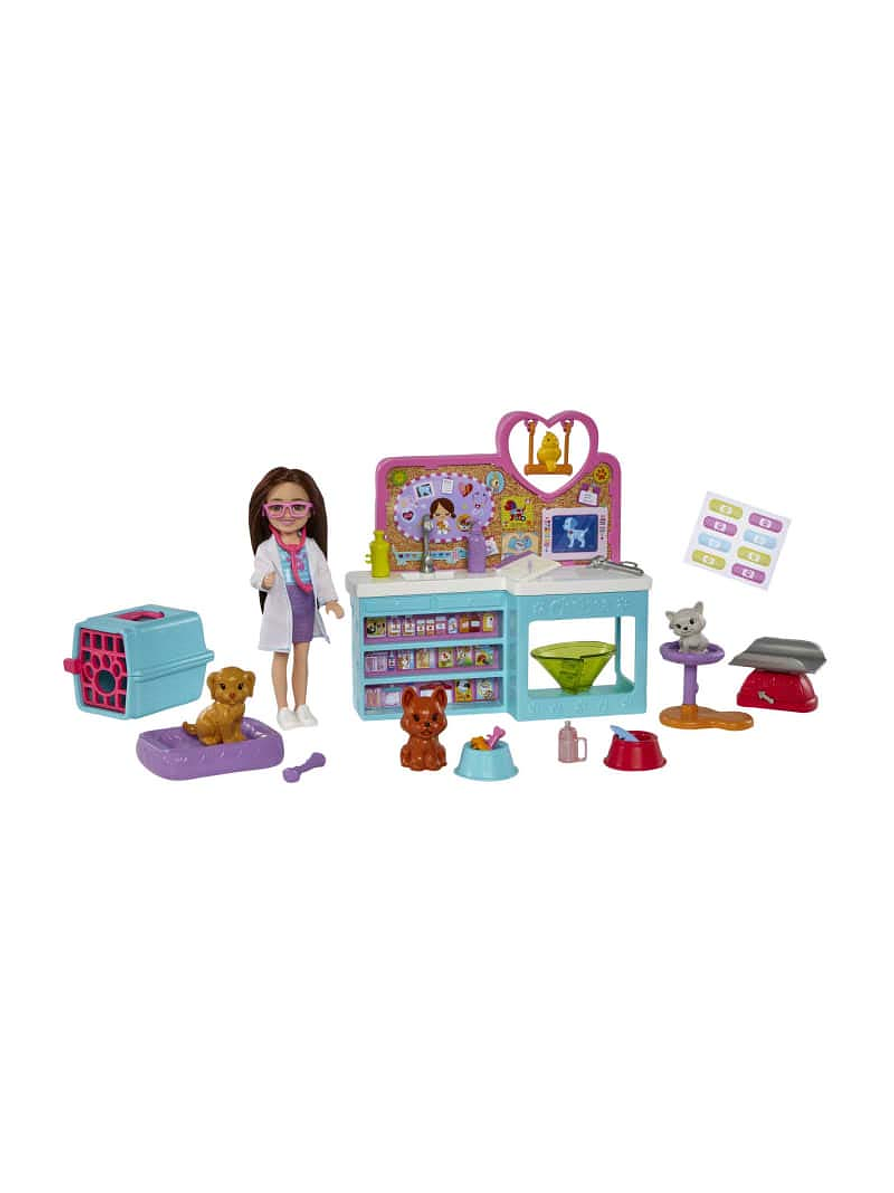 Barbie Muñeca Chelsea Veterinaria  1