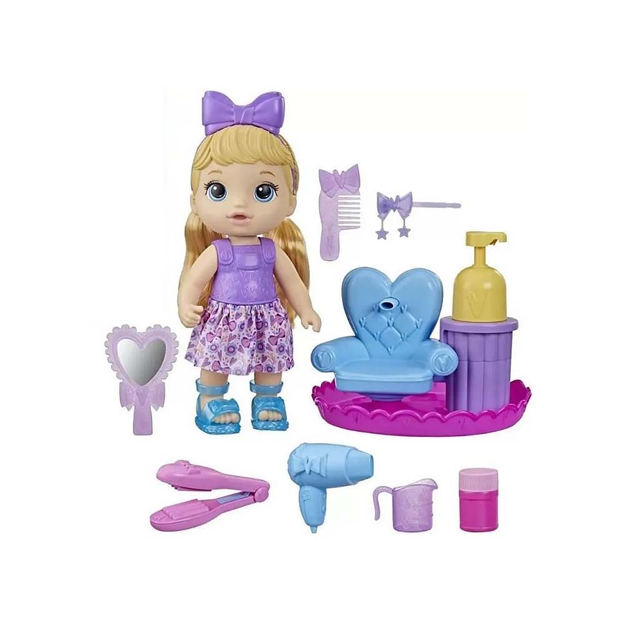 Baby Alive Glo Pixies Sudsy Styling Rubia  1